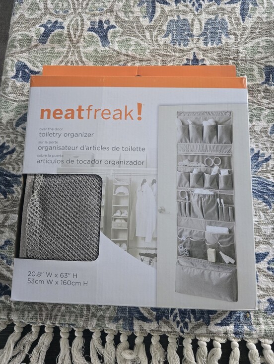 Other - NWT Over-the-Door Toiletry Organizer in Gray
